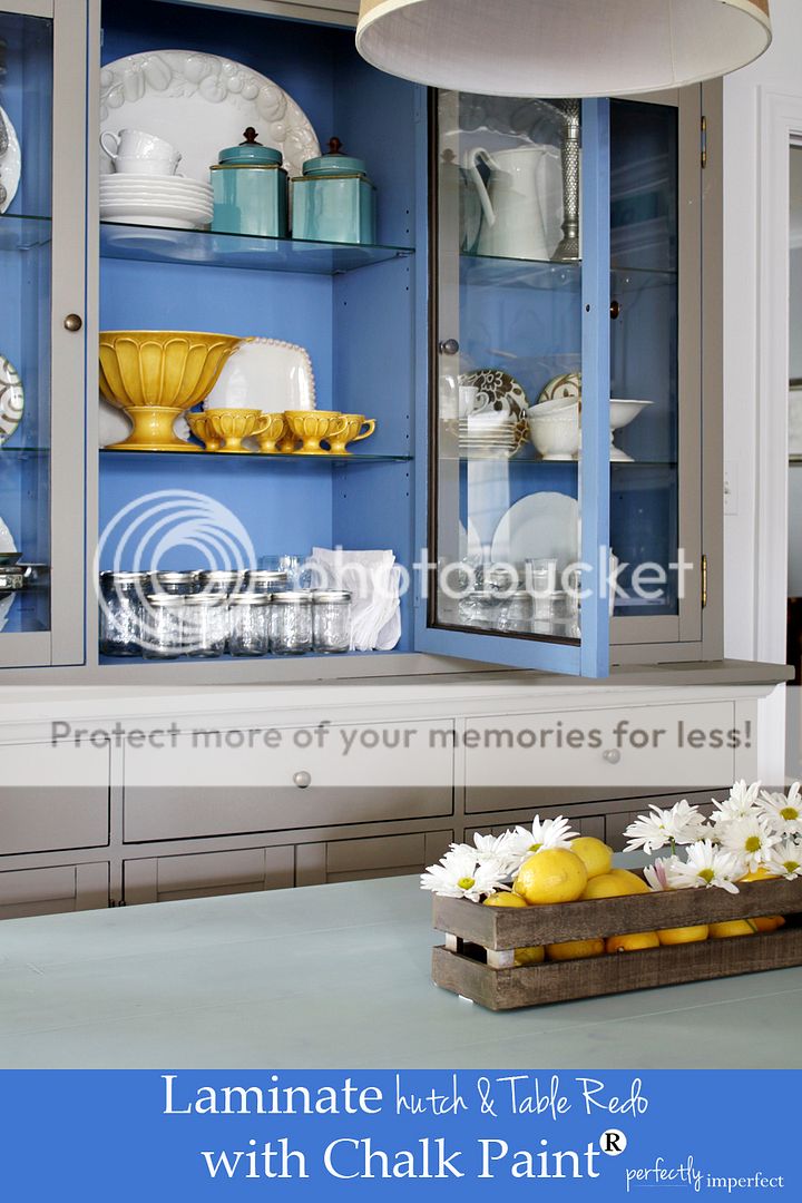 Laminate Hutch & Table Redo with Chalk Paint® Perfectly Imperfect™ Blog